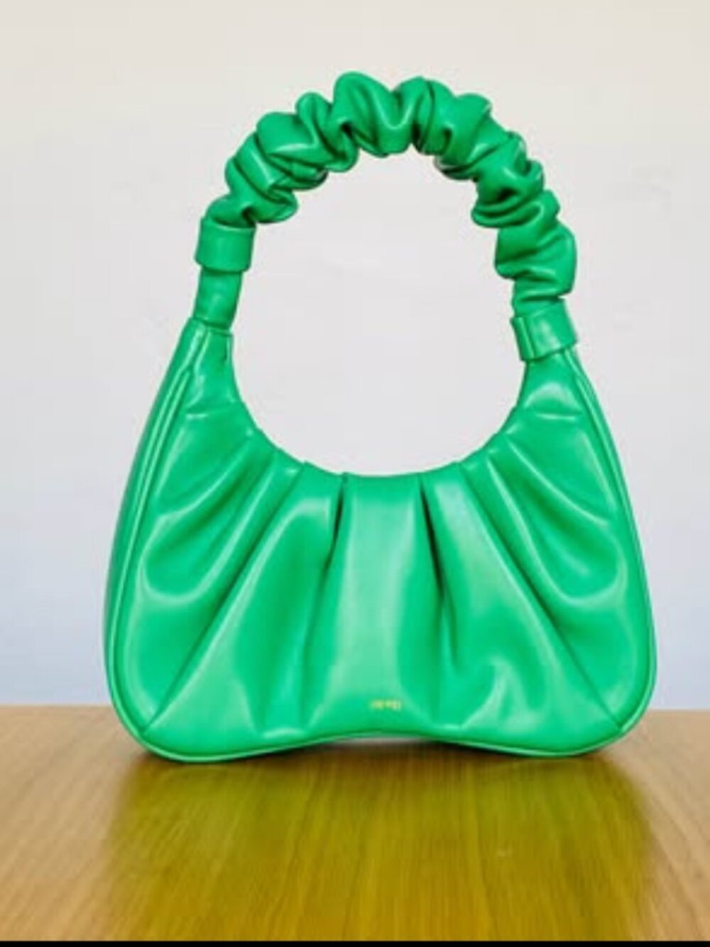 JW PEI Gabbi Ruched Hobo Handbag / Shoulder Bag in Grass Green